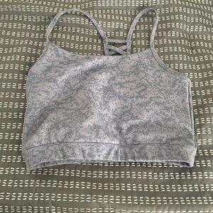 MTA Sport, S, Gray Lavender, Patterned Sports Bra